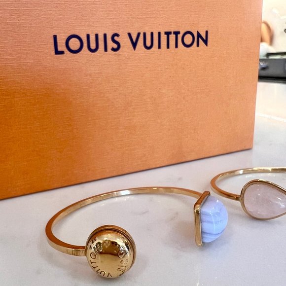 LOUIS VUITTON LV Stone rigid Bracelet / Bangle (BLUE ONLY) - Picture 3 of 6